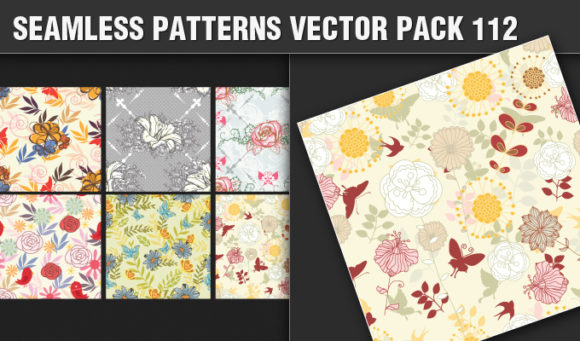 Seamless Patterns Vector Pack 112 1