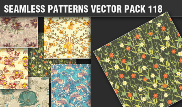 Seamless Patterns Vector Pack 118 1