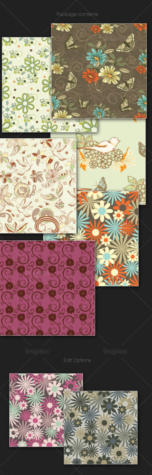 Seamless Patterns Vector Pack 121 2