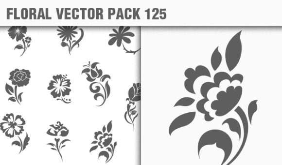 Floral Vector Pack 125 1