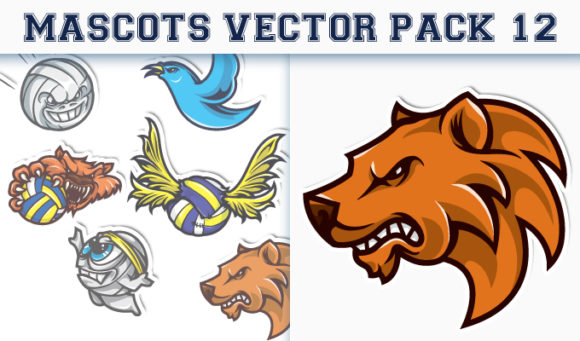 Mascots Vector Pack 12 1