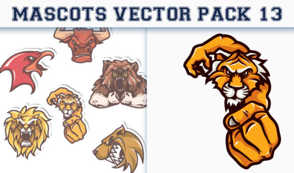 Mascots Vector Pack 13 1