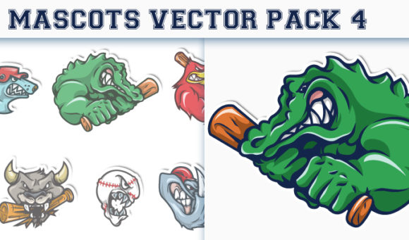 Mascots Vector Pack 4 1