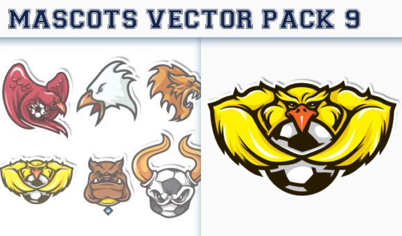 Mascots Vector Pack 9 1