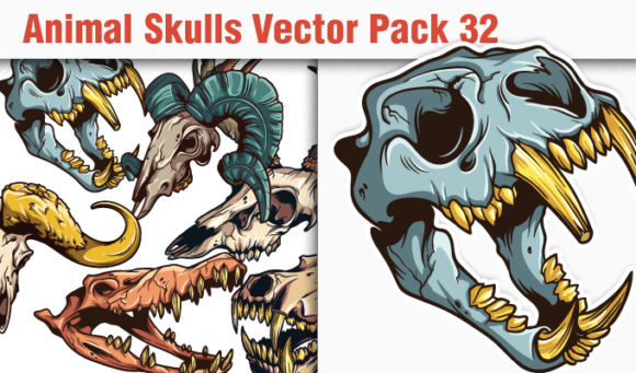 Skulls Vector Pack 32 1