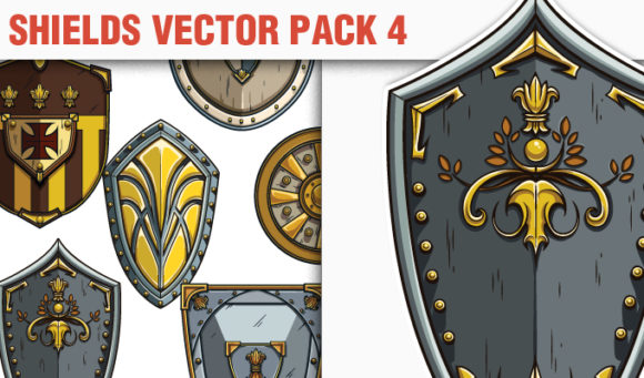 Shields Vector Pack 4 1