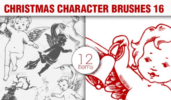 Christmas Brushes Pack 16 1