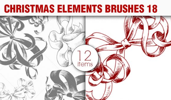 Christmas Brushes Pack 18 1