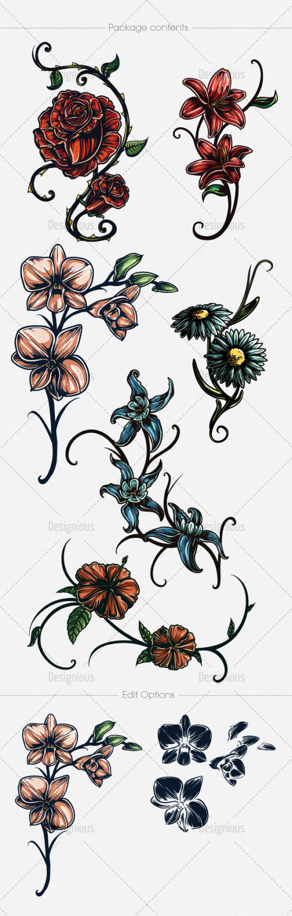 Floral Vector Pack 136 2