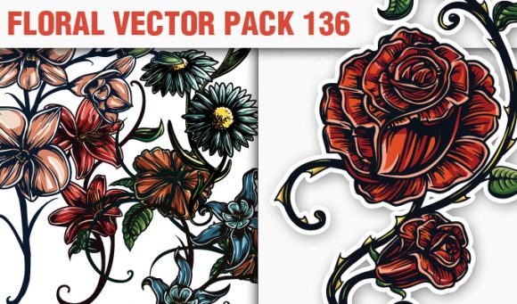 Floral Vector Pack 136 1