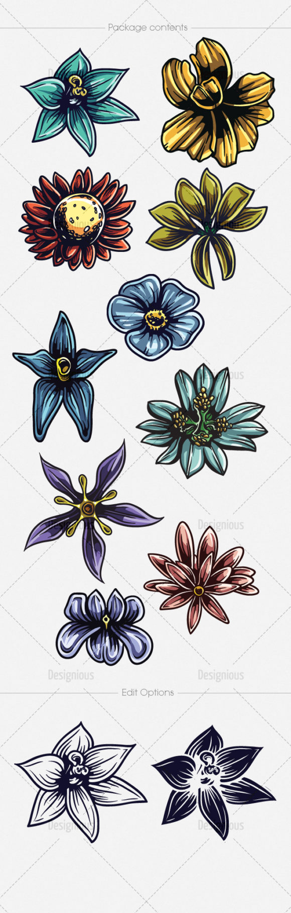 Floral Vector Pack 138 2