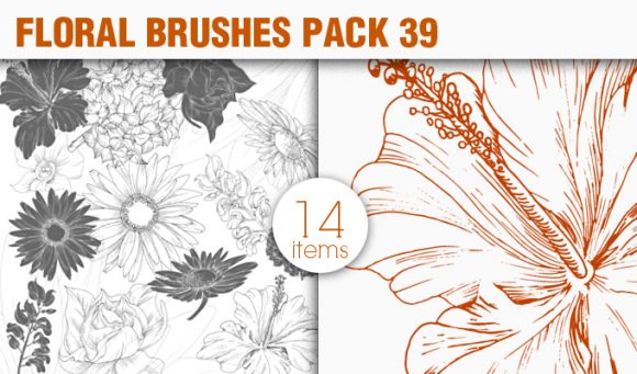 Floral Brushes Pack 39 1