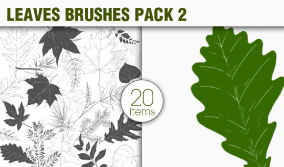 Leaves Brushes Pack 2 1