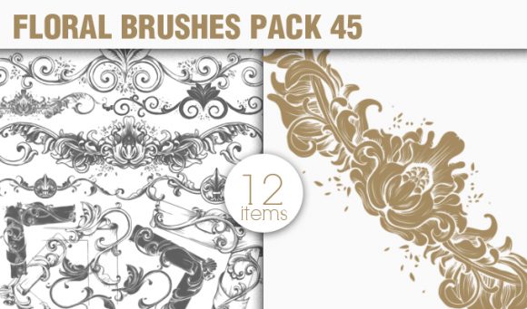 Floral Brushes Pack 45 1