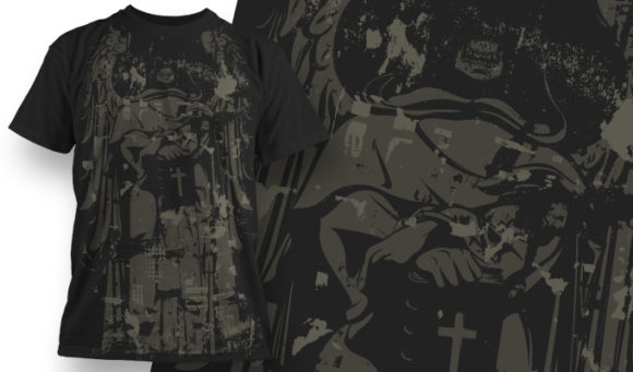 Angel of death T-shirt Design 568 1