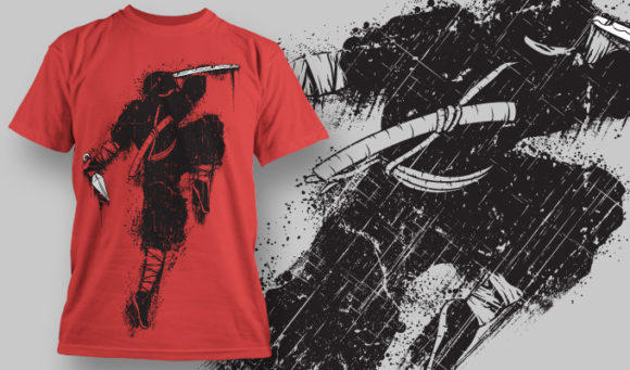 Ninja T-shirt Design 576 1
