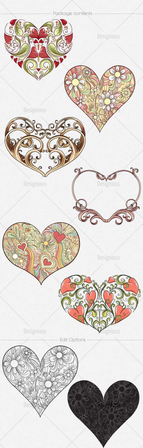 Hearts Vector Pack 5 2
