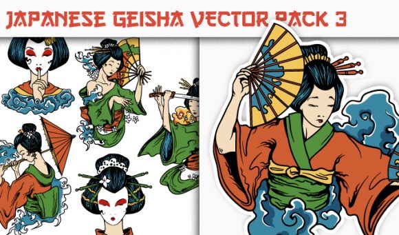 Geisha Vector Pack 3 1