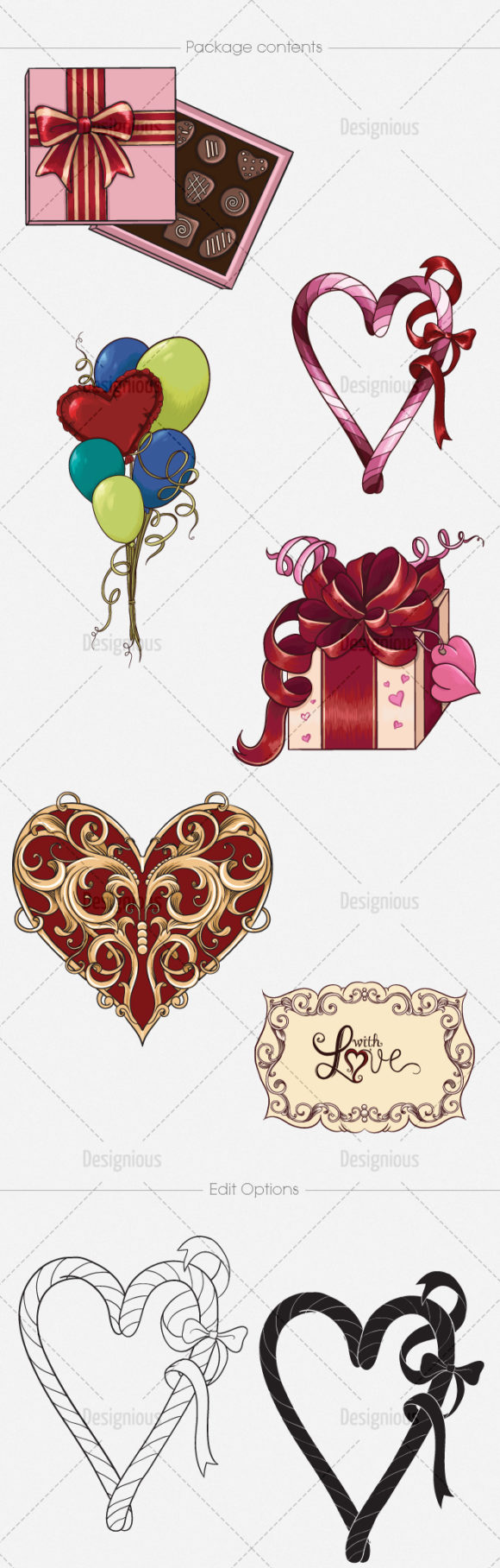 Valentines Day Vector Pack 1 2