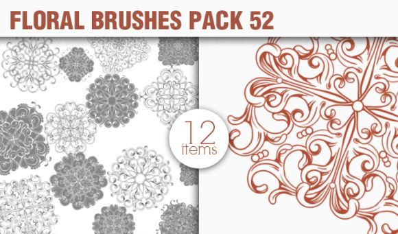 Floral Brushes Pack 52 1
