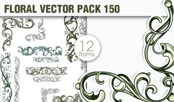 Floral Vector Pack 150 1