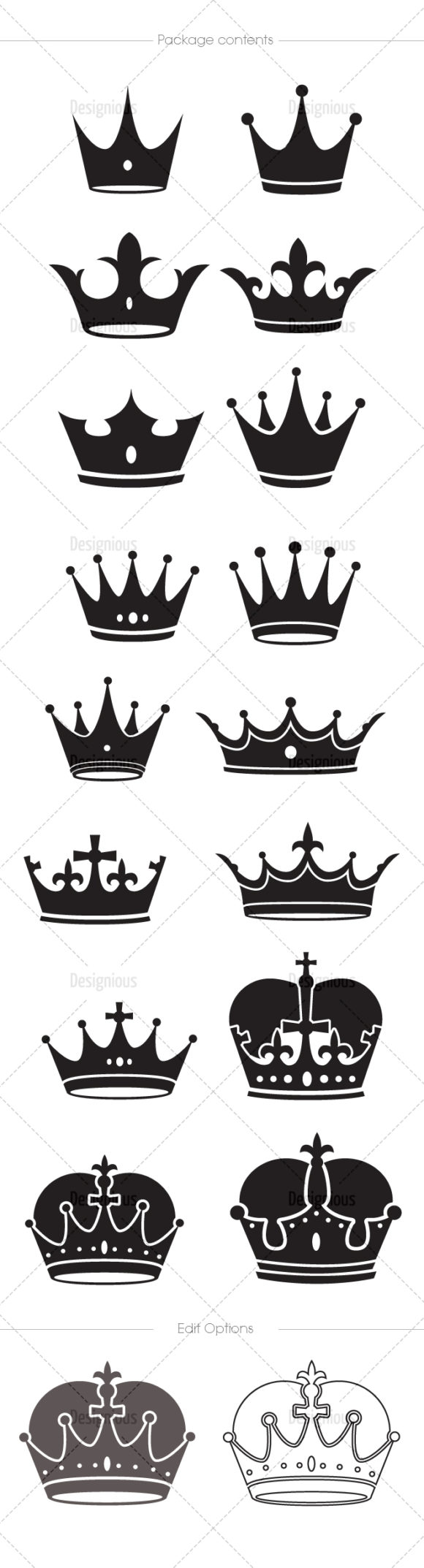 Crowns Vector Pack 5 2