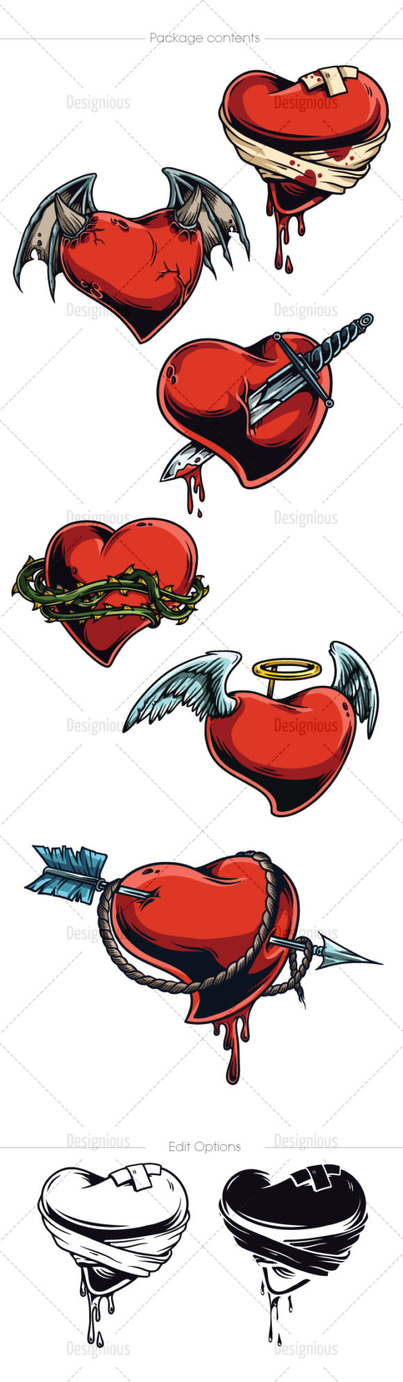 Hearts Vector Pack 6 2
