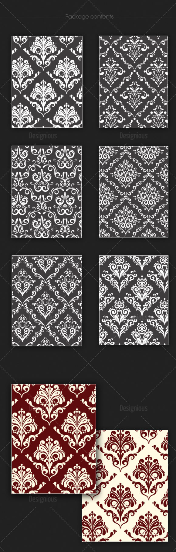 Seamless Patterns Vector Pack 122 2