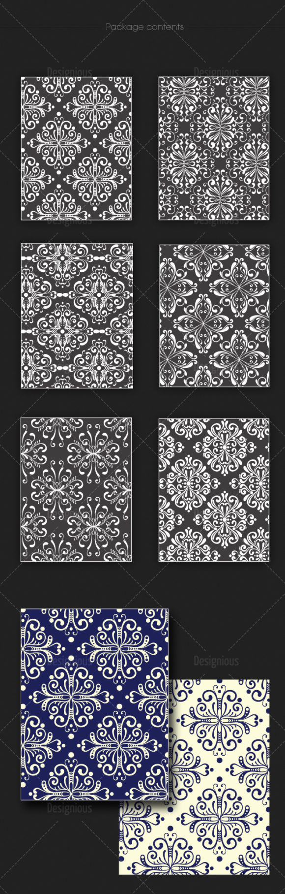 Seamless Patterns Vector Pack 123 2