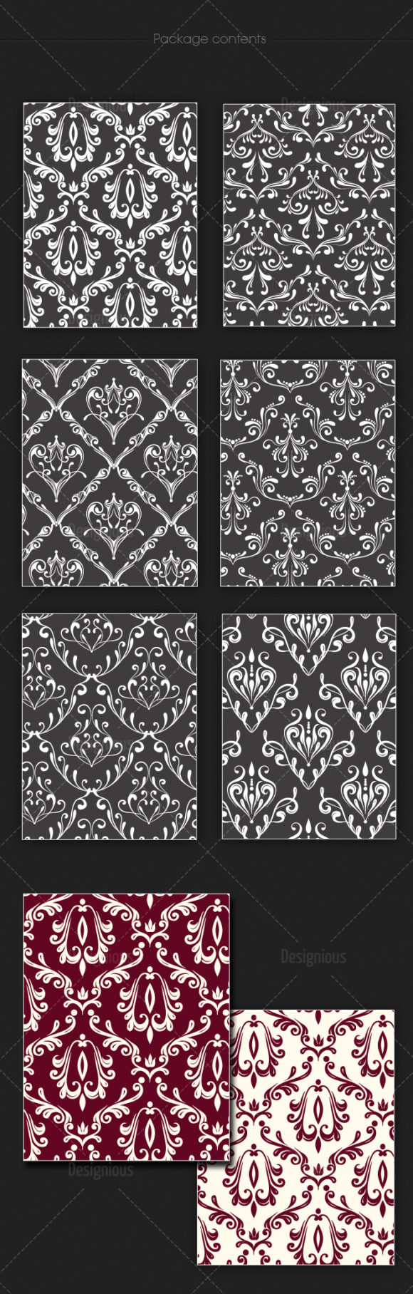 Seamless Patterns Vector Pack 124 2