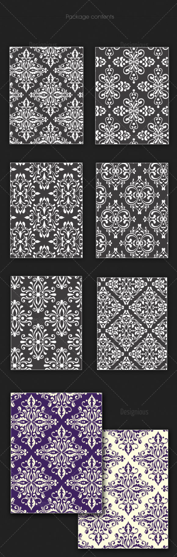 Seamless Patterns Vector Pack 126 2