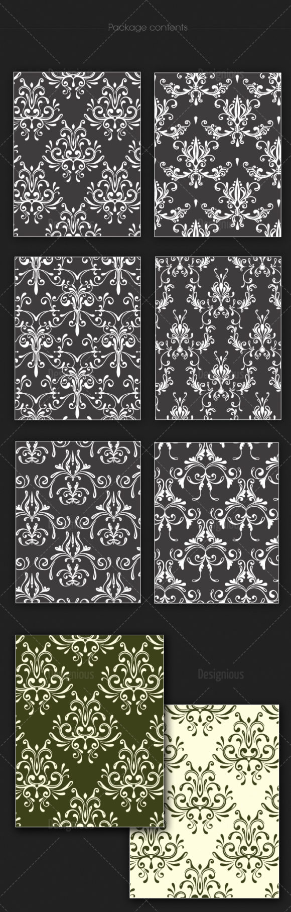 Seamless Patterns Vector Pack 128 2
