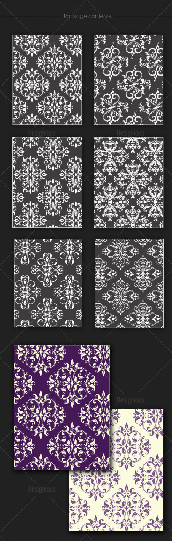 Seamless Patterns Vector Pack 130 2