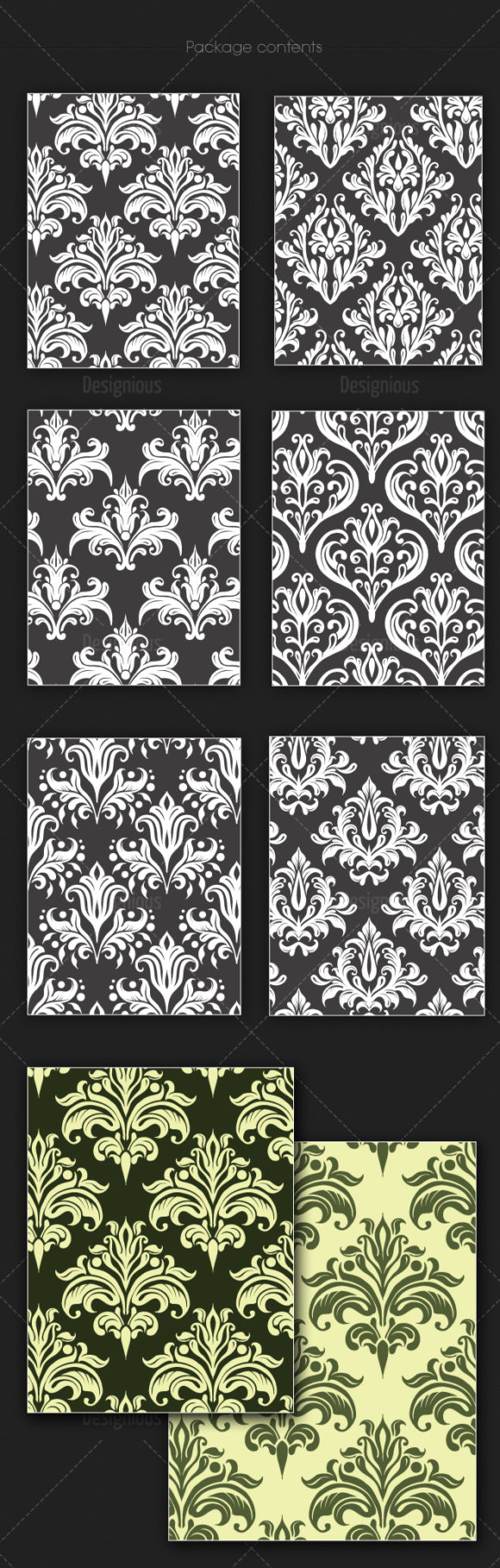Seamless Patterns Vector Pack 133 2