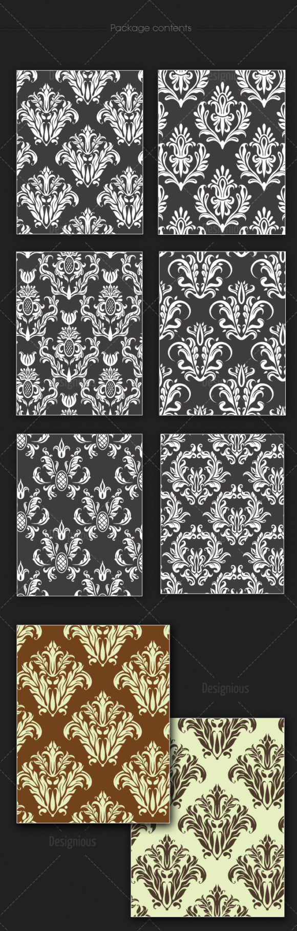 Seamless Patterns Vector Pack 134 2