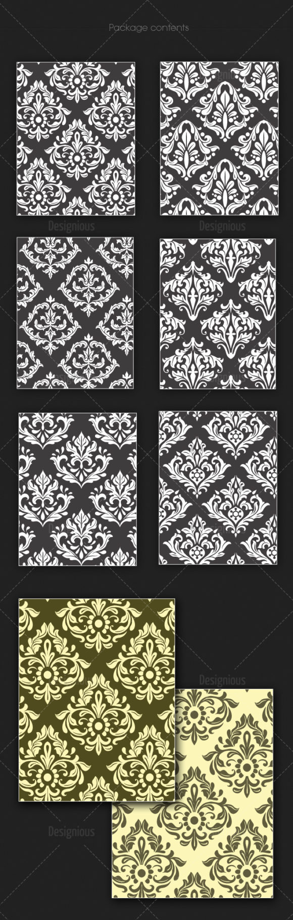 Seamless Patterns Vector Pack 136 2