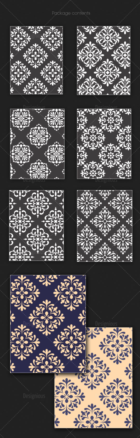 Seamless Patterns Vector Pack 137 2