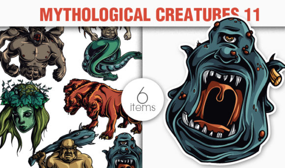Greek Mythological Creatures Vector Pack 1 1