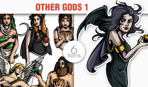 Greek Mythological Other Gods Vector Pack 1 1