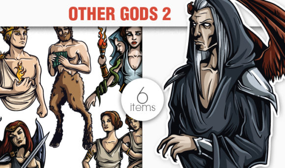 Greek Mythological Other Gods Vector Pack 2 1