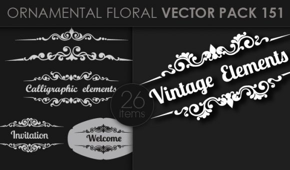 Ornamental Floral Vector Pack 151 1