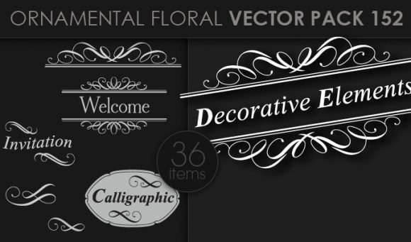 Ornamental Floral Vector Pack 152 1
