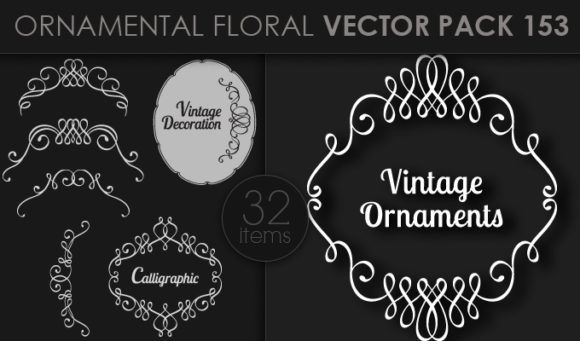 Ornamental Floral Vector Pack 153 1