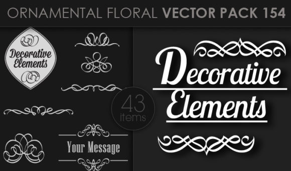 Ornamental Floral Vector Pack 154 1