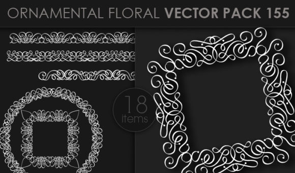 Ornamental Floral Vector Pack 155 1