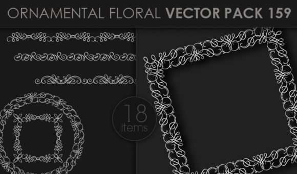 Ornamental Floral Vector Pack 159 1