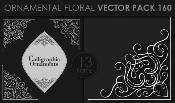 Ornamental Floral Vector Pack 160 1