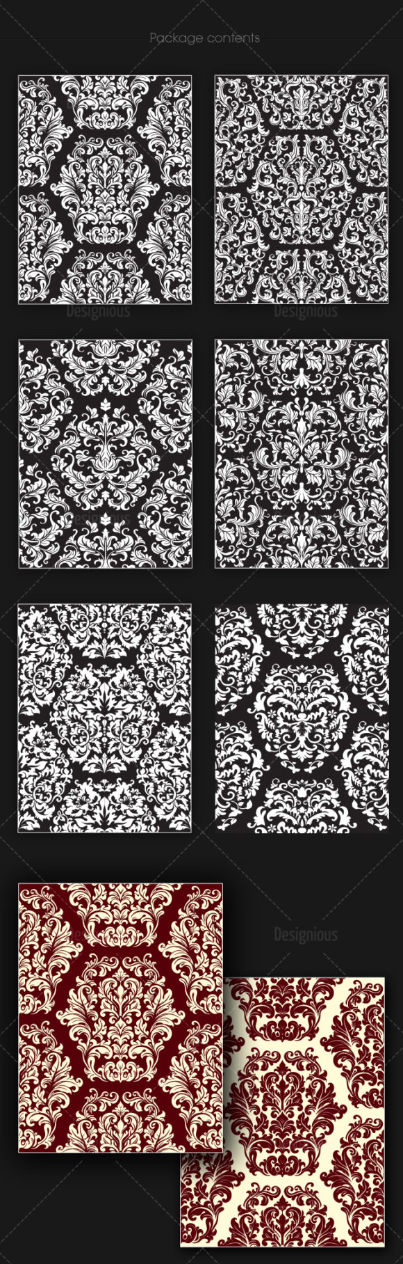 Seamless Patterns Vector Pack 144 2