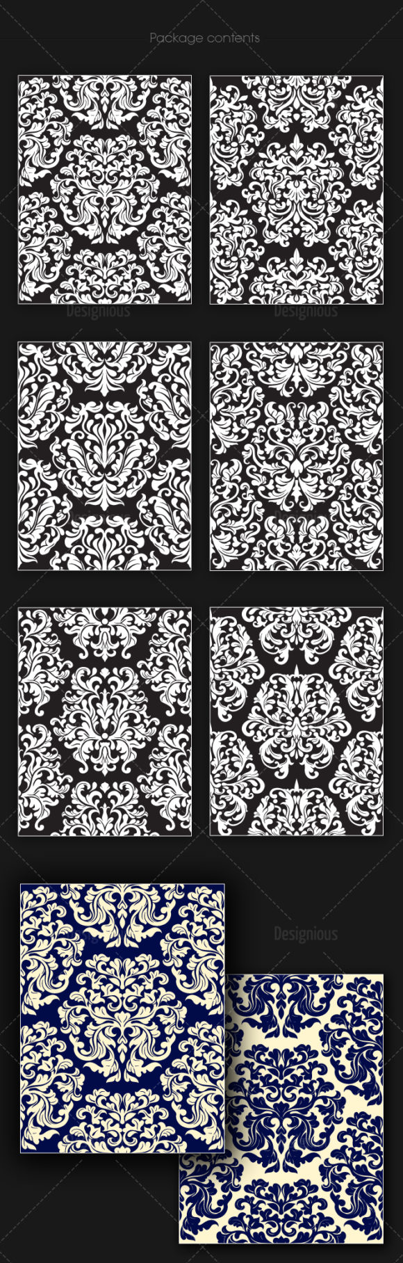 Seamless Patterns Vector Pack 145 2
