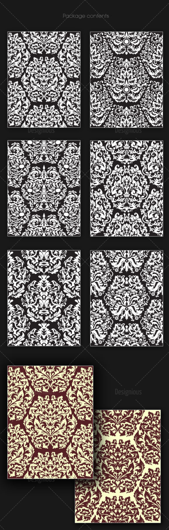 Seamless Patterns Vector Pack 150 2